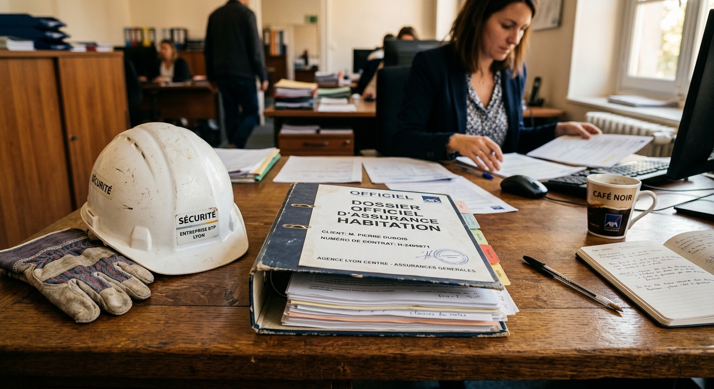 Dossier d'assurance habitation pour dégât des eaux toiture