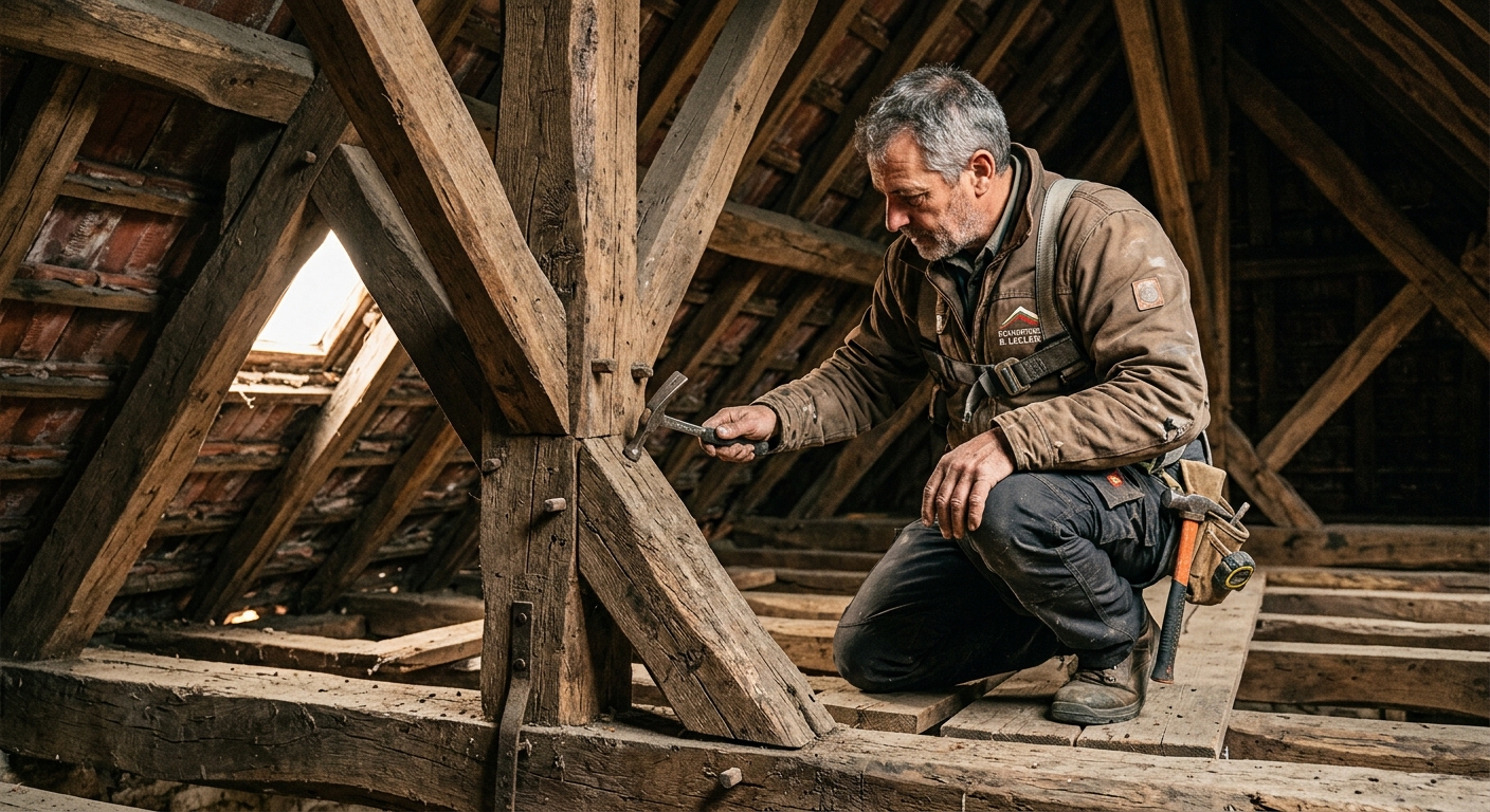 Diagnostic charpente toiture