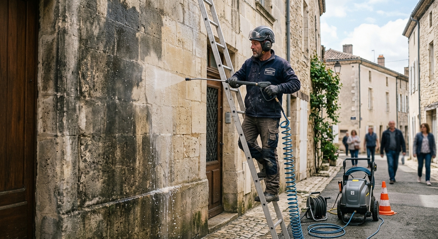 Nettoyage de fa&ccedil;ade